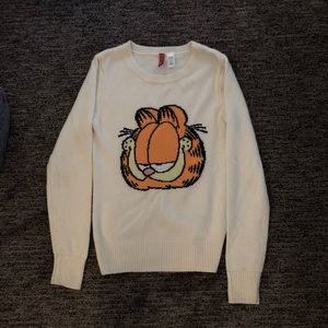 Garfield knit sweater